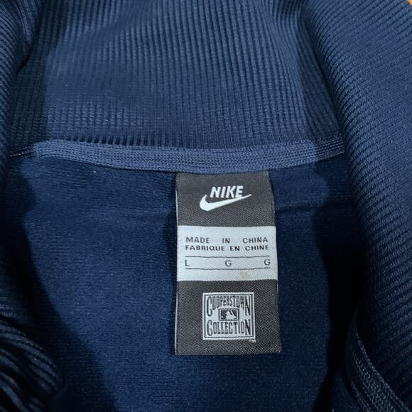 Nike Boston Red Sox Full Zip Track Jacket Size Large Chenille Lettering - Picture 3 of 8